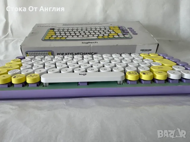 Безжична клавиатура Logitech POP Keys, снимка 5 - Клавиатури и мишки - 49999833