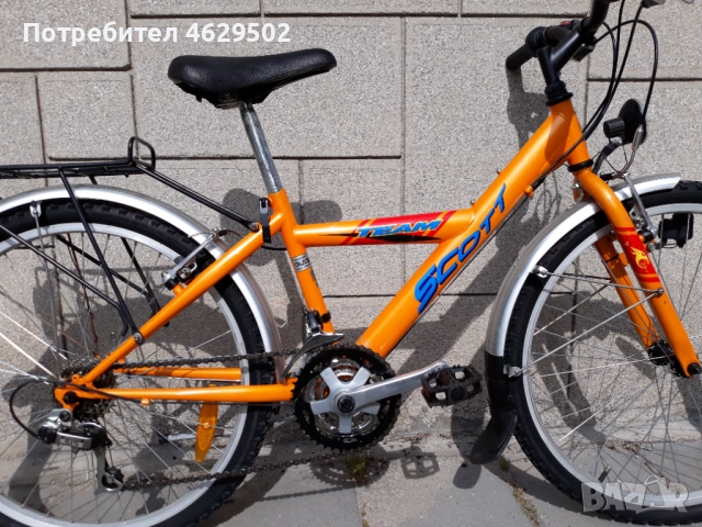 Продавам 24" велосипед Scott Team. Всичко работи, в отлично техническо състояние и външен вид, снимка 3 - Велосипеди - 52249512