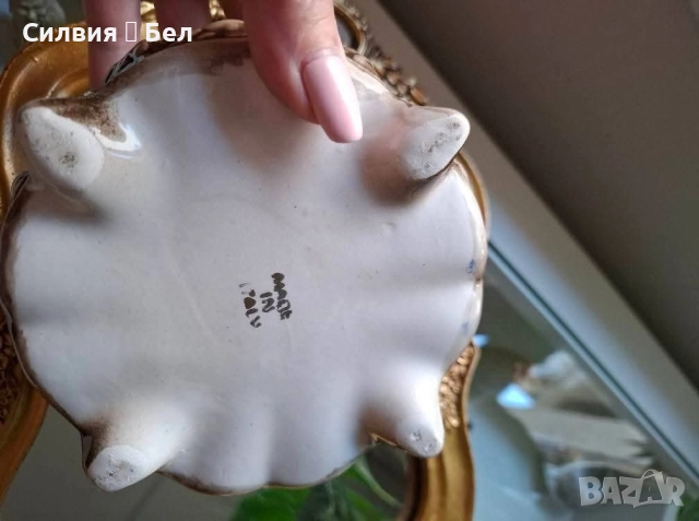 Винтидж кутия Италианска керамика , снимка 5 - Антикварни и старинни предмети - 52238532