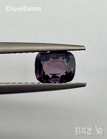 💜 Рядък розово-лилав натурален спинел 1.78ct – Сертифициран! 💜, снимка 1 - Други - 49317154