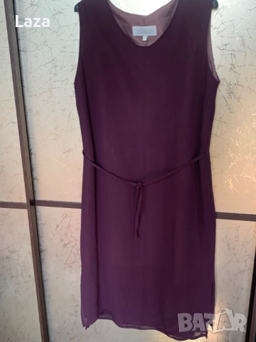 Продавам елегантна рокля от коприна италианска , снимка 9 - Рокли - 36807154