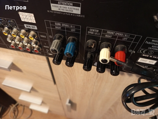 Surround Receiver"Harman/Kardon"AVR1500, снимка 9 - Ресийвъри, усилватели, смесителни пултове - 52166266