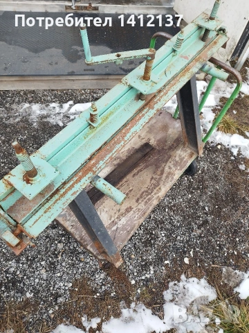 Продавам ръчен преносим абкант за огъване на ламарина , снимка 2 - Други машини и части - 53481869