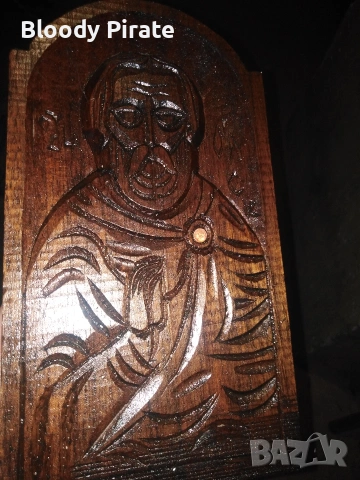 старинна икона дърворезба 