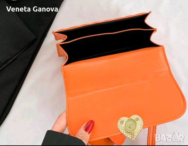 Модерна чантичка в оранжево  , снимка 6 - Чанти - 45543579