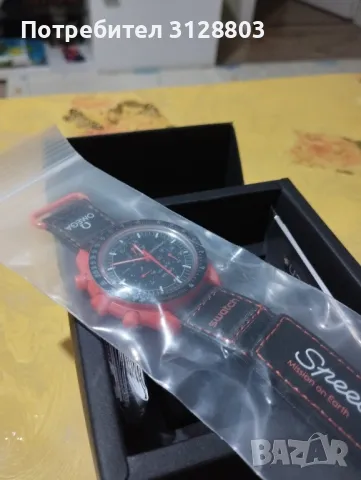 Продавам нов часовник Omega x Swatch Speedmaster , снимка 1 - Мъжки - 47828525