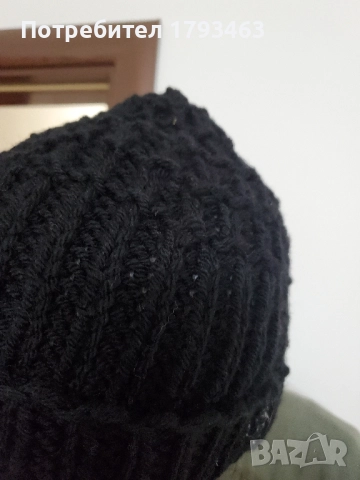 Ръчно плетена мъжка шапка, снимка 7 - Други - 50652209
