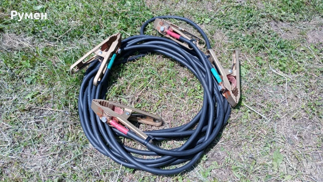 КАБЕЛИ ЗА ТОК 6 МЕТРА, снимка 2 - Други инструменти - 50505062