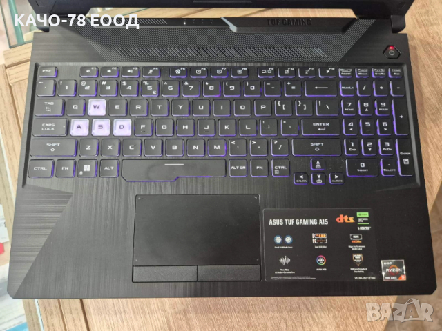 Геймърски лаптоп - Asus TUF Gaming FA506N, снимка 6 - Лаптопи за игри - 52838492