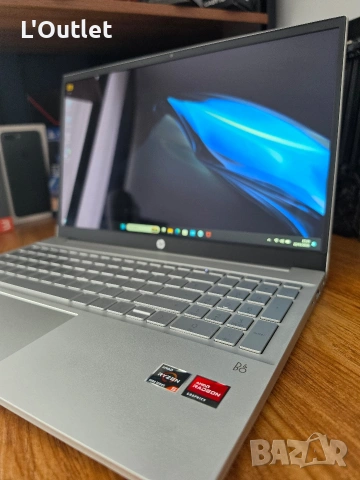 Лаптоп HP Pavillion 15, Ryzen 5500, 8GB RAM, 512GB SSD, Touchscreen, снимка 2 - Лаптопи за работа - 53955425
