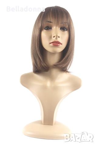 Елегантни перуки Emmor Haircube - руса и светло кестенява, снимка 3 - Аксесоари за коса - 46437664
