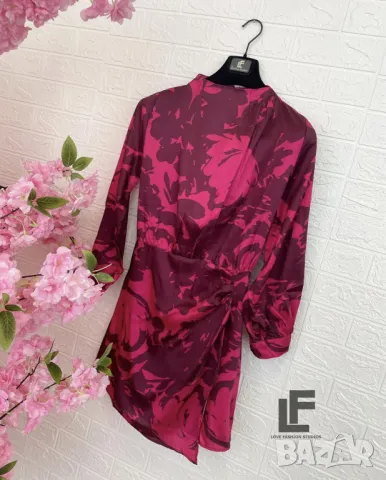 Рокля LFS Red Satin , снимка 4 - Рокли - 50435084