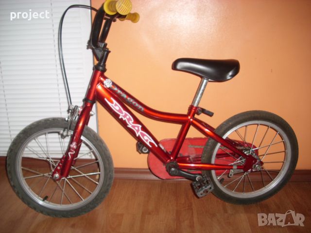DRAG (Драг) 16" детско колело,велосипед с помощни колела .Промо цена, снимка 2 - Детски велосипеди, триколки и коли - 45498071