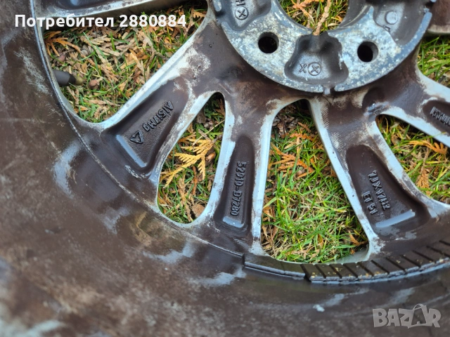 Оригинална джанта за Hyundai 17"х7J , 5х114,3 , ET 51, снимка 7 - Гуми и джанти - 54092574