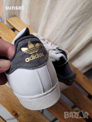 Adidas Superstar  бели кецове-  36 2/ 3, снимка 6 - Кецове - 45592755