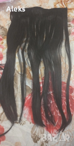 естествена коса 50 см , снимка 3 - Други - 52668834