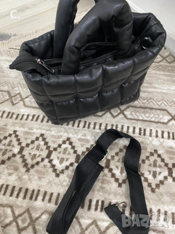 Дамска черна чанта