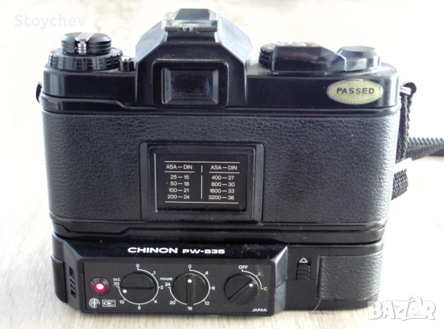 Аналогова камера с обектив и мотор Chinon CE-4., снимка 6 - Камери - 53725537