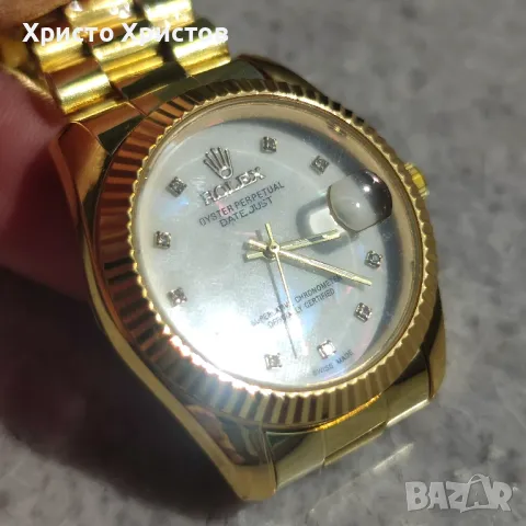 Дамски часовник Rolex Oyster Perpetual Datejust Gold , снимка 6 - Дамски - 46976444