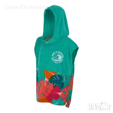 Детско пончо за преобличане Regatta Kids Towel Robe Tropical Leaf, снимка 6 - Хавлии и халати - 49552448