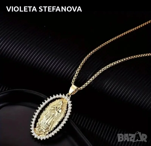 Дамски позлатени бижута от медицинска неръждаема стомана , снимка 16 - Колиета, медальони, синджири - 52805116