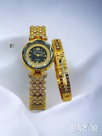 часовник и гривна gucci hermes louis vuitton, снимка 6 - Дамски - 51456073