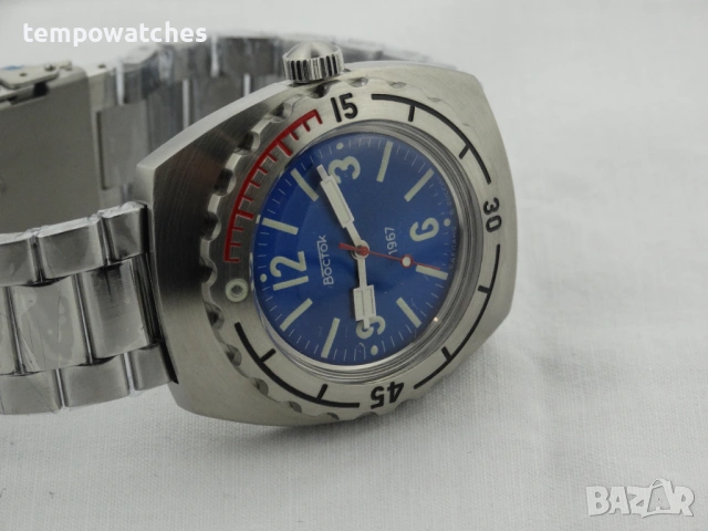 ВОСТОК АМФИБИЯ АВТОМАТИЧЕН ref: 90081А, снимка 6 - Мъжки - 53128702