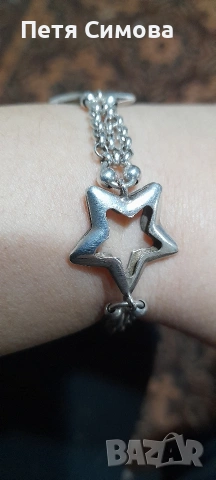 масивна сребърна гривна, снимка 5 - Гривни - 53489117