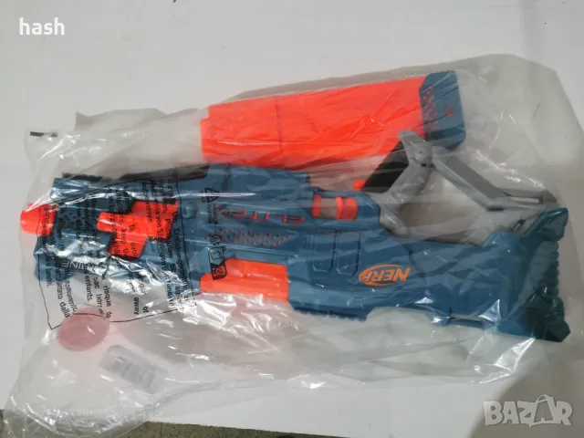 Nerf Elite 2.0 Turbine CS-18 Моторизиран бластер, 36 елитни стрелички, щипка за 18 стрелички, Играчк, снимка 4 - Други - 48432262