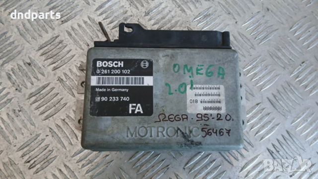 Компютър Opel Omega 2.0i 1995 0261200102 90233740