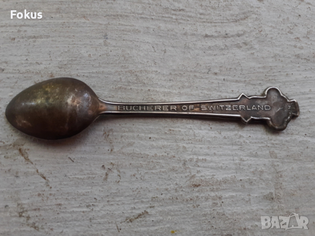 Стара колекционерска дебело посребрена лъжичка на Rolex, снимка 4 - Антикварни и старинни предмети - 53408623