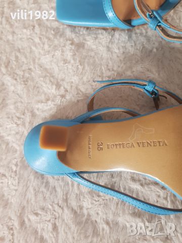 Нови Bottega Venеta Дамски сандали на ток, снимка 6 - Сандали - 46271245
