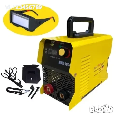 Инверторен Електрожен KraftRoyal 350А + Соларни заваръчни очила , снимка 2 - Други инструменти - 53935747