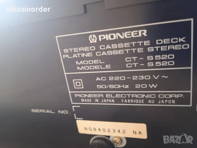 PIONEER CT-S520 триглав дек, снимка 8 - Декове - 47203285