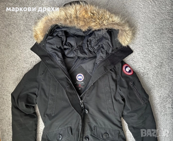 Canada Goose Womens Montebello Parka Classic fit Coat Jacket Size S Black , снимка 3 - Якета - 52850017