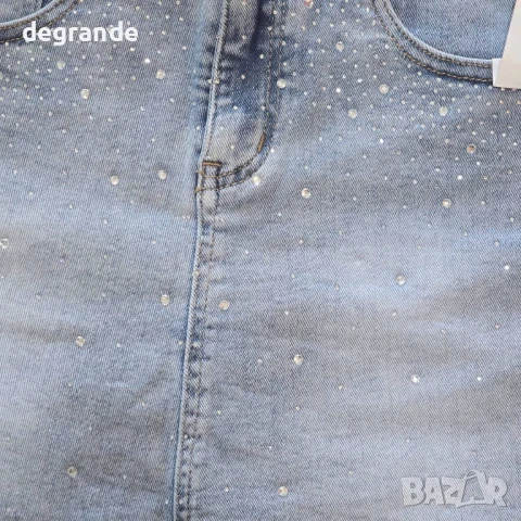 Дамски сет Guess пола панталон и потник, снимка 3 - Комплекти - 51099239