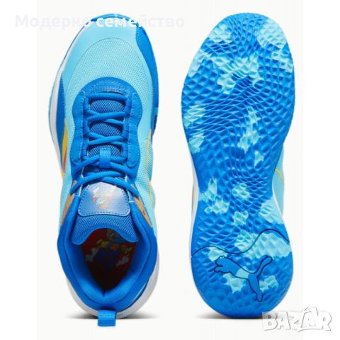 Мъжки маратонки puma x the smurfs playmaker pro basketball shoes blue multi, снимка 3 - Маратонки - 46775284