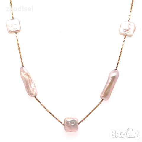 Златно колие 10,80гр. 46,0см. 18кр. проба:750 модел:11251-1, снимка 2 - Колиета, медальони, синджири - 52635566