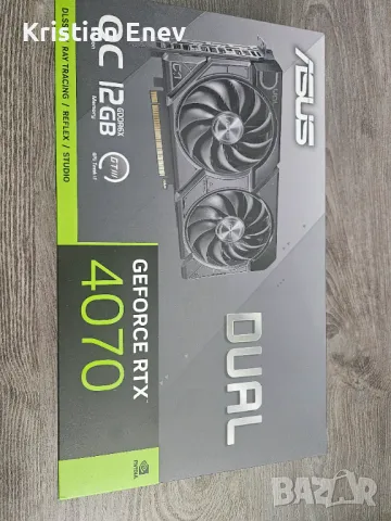 Видео карта GEFORCE RTX4070/12GB, снимка 2 - Видеокарти - 46904247