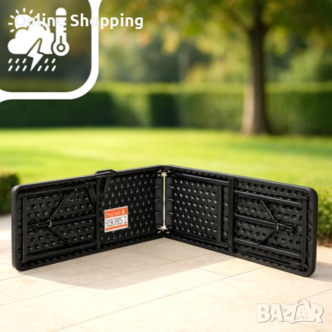 Сгъваема пейка за кетъринг 180 см, снимка 6 - Градински мебели, декорация  - 53327710