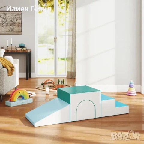 Комплект строителни блокчета HOMCOM, 4-части, снимка 3 - Образователни игри - 54187683