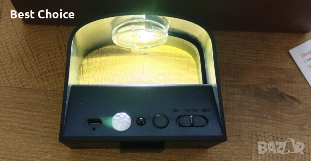 4 LED стенни лампи, безжични, презареждащ със сензор за движение и дистанционно., снимка 8 - Лампи за стена - 52908766