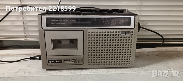 Ретро радиокасетофон HITACHI