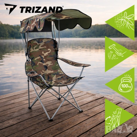 Рибарски стол - два модела / Риболовен стол / Сгъваем рибарски стол, снимка 3 - Екипировка - 53922266