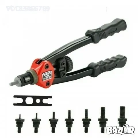 Комплект ръчна нитачка MAR-POL М3 – М12 / 410 мм , снимка 2 - Други инструменти - 53863704