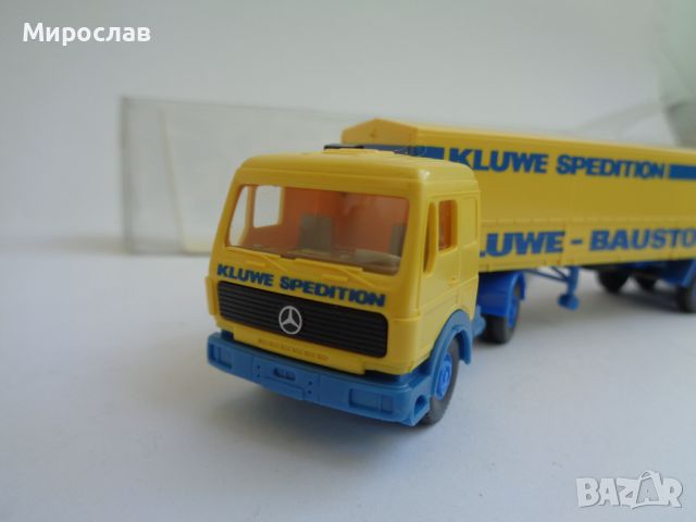 WIKING 1:87 H0 MERCEDES BENZ ТИР КАМИОН МОДЕЛ КОЛИЧКА, снимка 2 - Колекции - 46491302