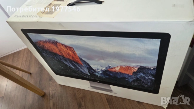 Apple Thunderbolt Display 27", снимка 5 - Монитори - 53256894