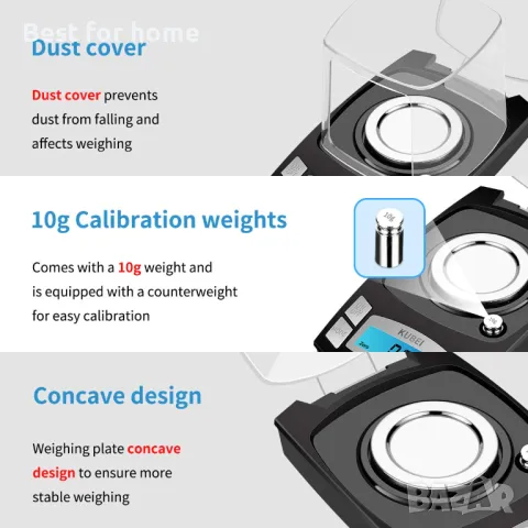 KUBEI USB акумулаторна цифрова везна , снимка 8 - Други инструменти - 49660878