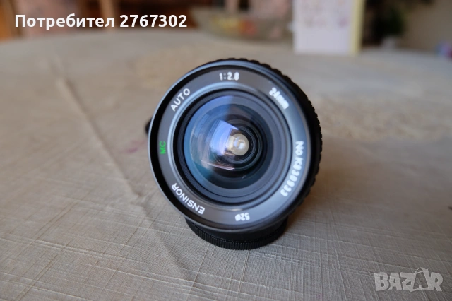 ENSINOR AUTO MC MACRO 24mm f2.8 Lens. M42 Mount, снимка 2 - Обективи и филтри - 53810438