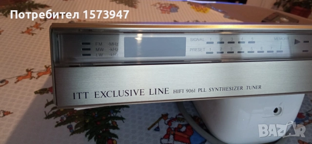 ITT EXCLUSIVE LINE HIFI 9061 PLL SYNTHESIZER TUNER